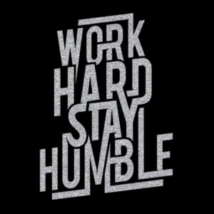Work Hard Silver - Unisex Premium Fleece Crew Sweatshirt Design