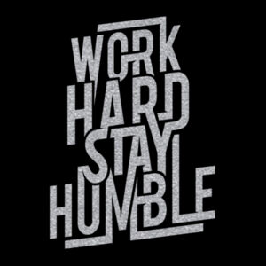 Work Hard Silver - Unisex Premium Cotton T-Shirt Design