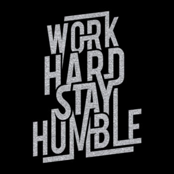 Work Hard Silver - Unisex Premium Cotton T-Shirt Design