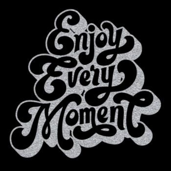 Enjoy Every Moment Silver - Unisex Premium Cotton Long Sleeve T-Shirt Design