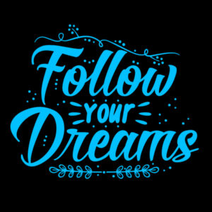 Follow Your Dreams Blue - Youth Jersey Short Sleeve Tee Design