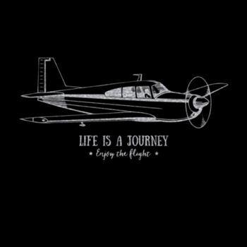 Life Is A Journey Silver - Unisex Premium Cotton Long Sleeve T-Shirt Design