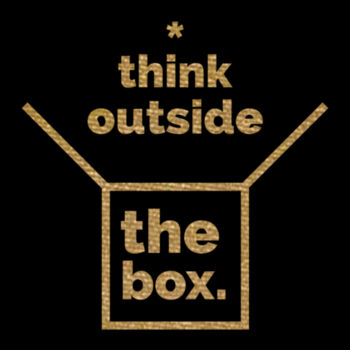 Think Outside The Box Gold - Youth Jersey Short Sleeve Tee Design