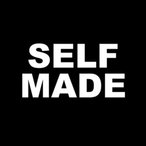Self Made White - Youth Jersey Short Sleeve Tee Design