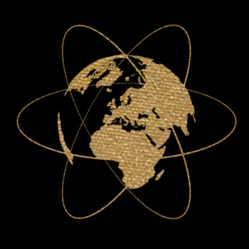 Universal Earth Gold - Unisex Premium Cotton Long Sleeve T-Shirt Design
