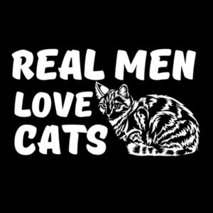 Men Love Cats White - Youth Jersey Short Sleeve Tee Design