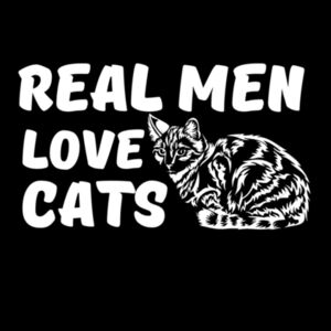 Men Love Cats White - Unisex Premium Cotton Long Sleeve T-Shirt Design
