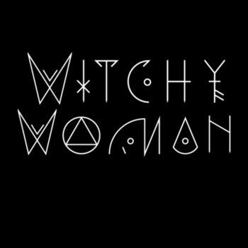 Witchy Women White - Women's Premium Cotton T-Shirt Design