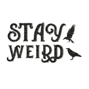 Stay Weird Black - Youth Jersey Short Sleeve Tee Design