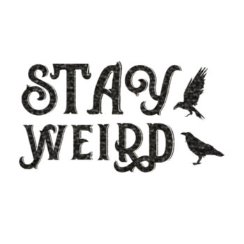 Stay Weird Black - Youth Jersey Short Sleeve Tee Design