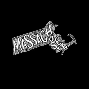 Massachusetts - Unisex Premium Cotton Long Sleeve T-Shirt Design