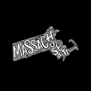 Massachusetts - Unisex Premium Fleece Hooded Sweatshirt Design