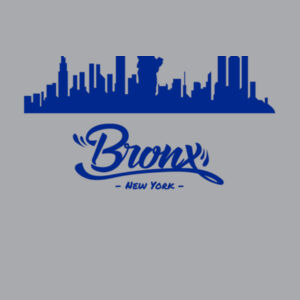 Bronx NY Navy - Unisex Premium Fleece Crew Sweatshirt Design