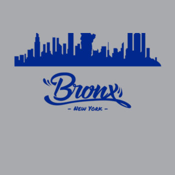 Bronx NY Navy - Unisex Premium Fleece Crew Sweatshirt Design