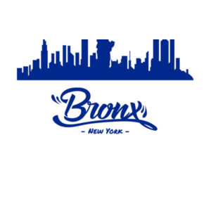 Bronx NY Navy - Women's Premium Cotton T-Shirt Design