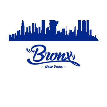 Bronx NY Navy - Women's Premium Cotton T-Shirt Design