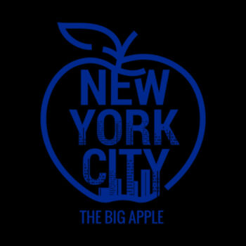 The Big Apple Navy - Youth Jersey Short Sleeve Tee Design