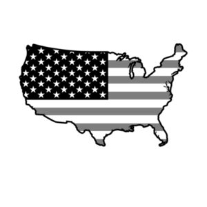 USA Grey - Unisex Premium Cotton Long Sleeve T-Shirt Design