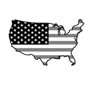 USA Grey - Unisex Premium Cotton T-Shirt Design