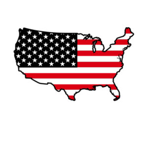 USA Black Red - Women's Premium Cotton T-Shirt Design