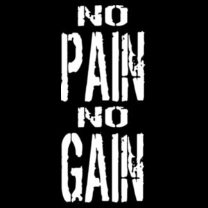 No Pain No Gain - Unisex Premium Fleece Hooded Sweatshirt Design