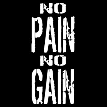 No Pain No Gain - Unisex Premium Fleece Hooded Sweatshirt Design