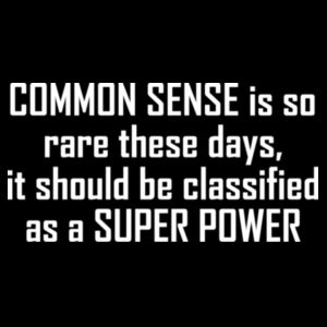 Common Sense - Unisex Premium Cotton Long Sleeve T-Shirt Design