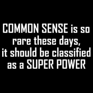 Common Sense - Unisex Premium Cotton T-Shirt Design