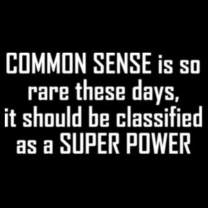 Common Sense - Unisex Premium Fleece Hooded Sweatshirt Design