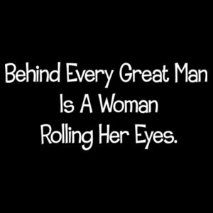 Behind Every Man - Unisex Premium Fleece Hooded Sweatshirt Design