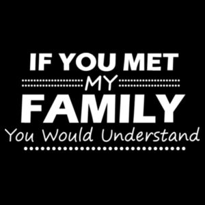 My Family - Unisex Premium Cotton Long Sleeve T-Shirt Design