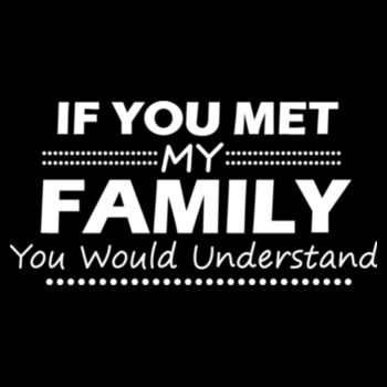 My Family - Unisex Premium Cotton Long Sleeve T-Shirt Design