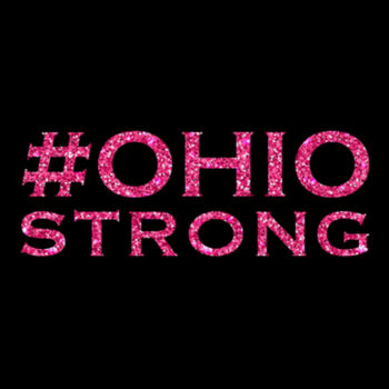 Ohio Strong Pink - Unisex Premium Fleece Hooded Sweatshirt Design