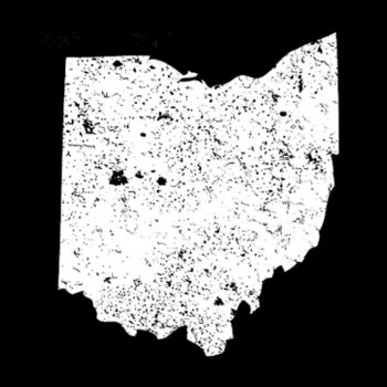 Distressed Ohio - Unisex Premium Cotton T-Shirt Design