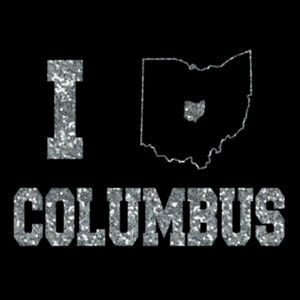 I Love Columbus Silver - Youth Jersey Short Sleeve Tee Design
