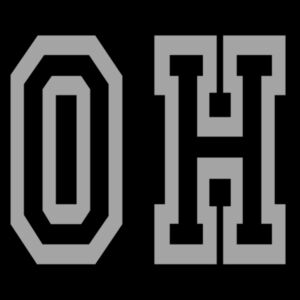 OH Grey - Unisex Premium Fleece Hooded Sweatshirt Design