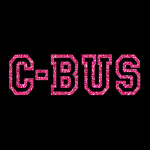 C-Bus Pink Glitter - Women's Premium Cotton T-Shirt Design