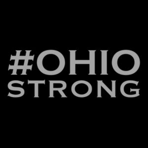 Ohio Strong Grey - Unisex Premium Fleece Hooded Sweatshirt Design