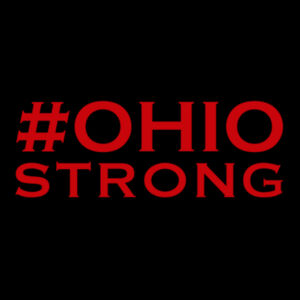 Ohio Strong Red - Unisex Premium Fleece Crew Sweatshirt Design