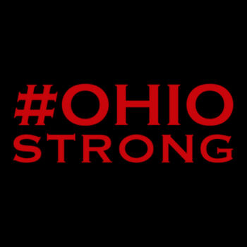 Ohio Strong Red - Unisex Premium Fleece Crew Sweatshirt Design