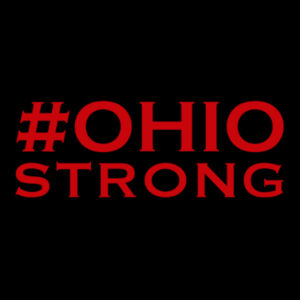 Ohio Strong Red - Unisex Premium Cotton Long Sleeve T-Shirt Design