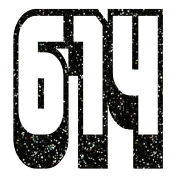614 Black Glitter - Unisex Premium Cotton Long Sleeve T-Shirt Design