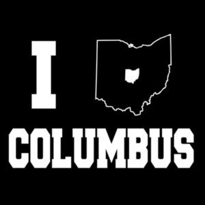 I Love Columbus White - Youth Jersey Short Sleeve Tee Design