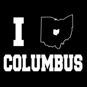 I Love Columbus White - Unisex Premium Cotton T-Shirt Design