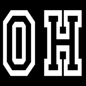 OH White - Youth Jersey Short Sleeve Tee Design
