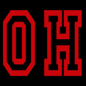 OH Red - Youth Jersey Short Sleeve Tee Design