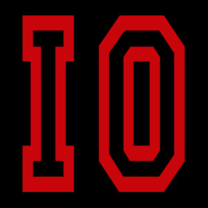 IO Red - Unisex Premium Fleece Crew Sweatshirt Design