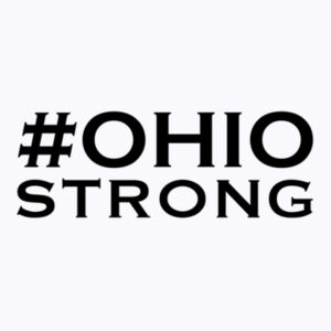 Ohio Strong Black - Unisex Premium Fleece Hooded Sweatshirt Design