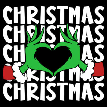 I Love Christmas - Unisex Premium Fleece Crew Sweatshirt Design