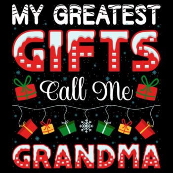 Christmas Grandma - Unisex Premium Cotton T-Shirt Design
